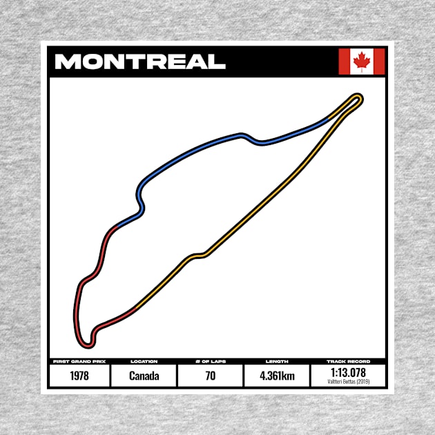 formula one circuit montreal - formula one track - formula 1 track T-Shirt Hoodie T-Shirt by digidashdigital